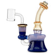 huffy glass banger hanger peach purple blue colored rig