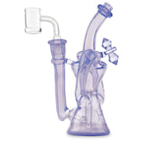 huffy glass dual uptake recycler purple lollipop colored rig online