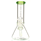 International Trap Star 7-inch thick glass beaker water pipe with colored glass accents 6