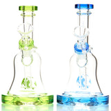International Trap Star High End Thick Borosilicate Glass Water Pipe with Colored Accents