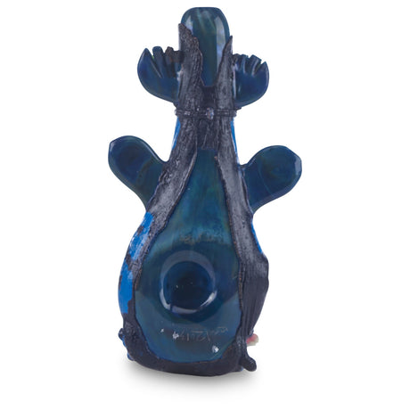 mako electroform fish hand pipe with eyeball marble in stock online