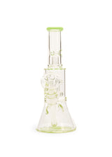 Affordable High Quality MOB Glass Mini Beaker Water Pipe Green Slyme