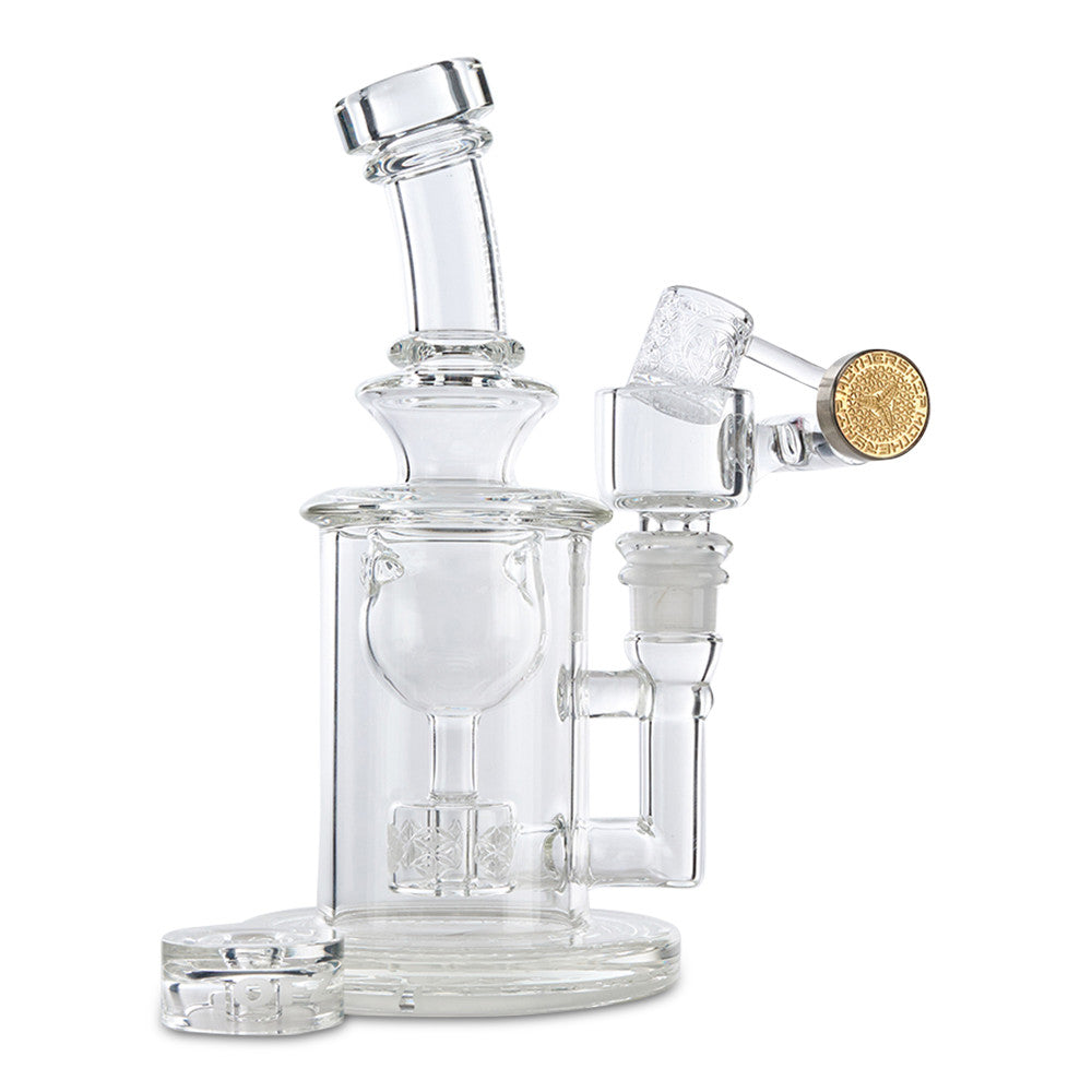 mothership glass torus rig with 14mm 90 degree joint