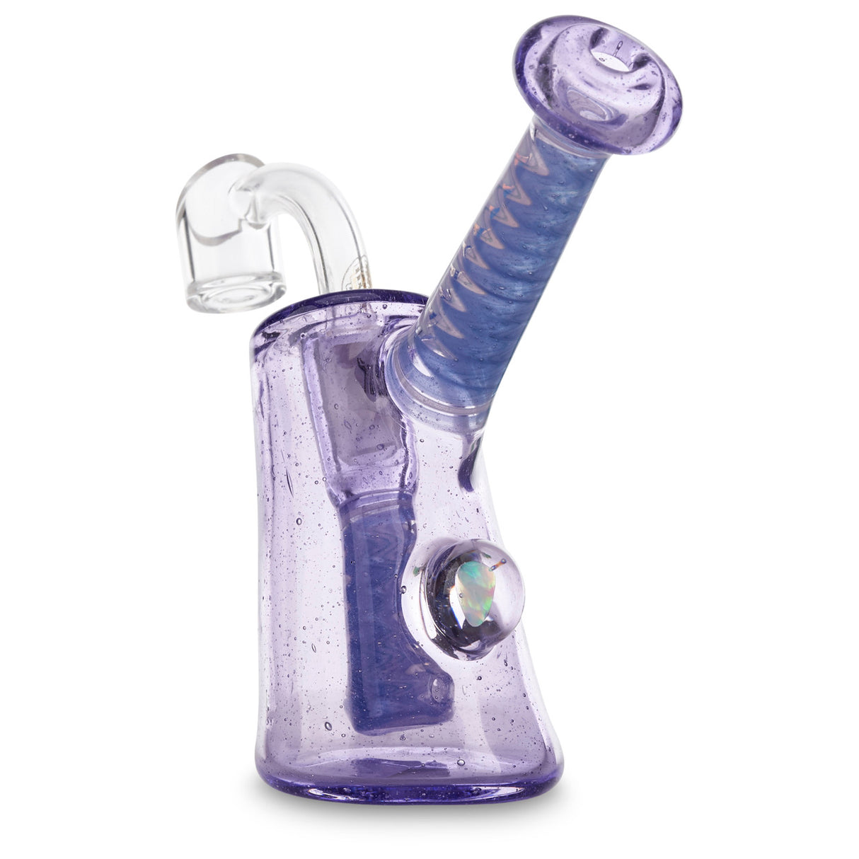 natey love glass zipper bubbler purple lollipop at cloud 9 smoke co