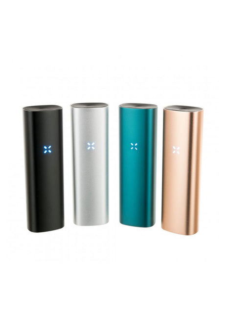 pax 3 dry herb and concentrate portable vaporizer in black, silver, teal, gold, burgundy, sage