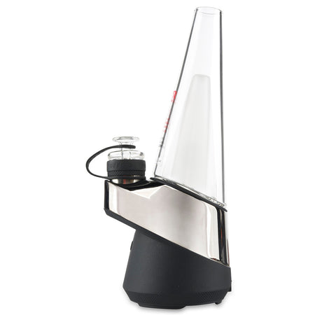 Puffco Peak Portable Concentrate Vaporizer with Clear Glass and Black Base