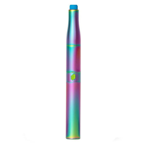 Puffco Plus Vision Limited Edition Dab Pen with Color Wrap with mouthpiece cap open