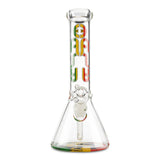 bob marley rasta beaker bottom water pipe glass bong