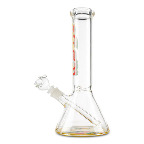 rasta lion water pipe glass bong with 14mm glass slide