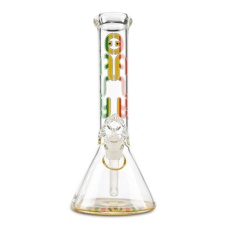 rasta lion water pipe with 14mm glass bowl and downstem
