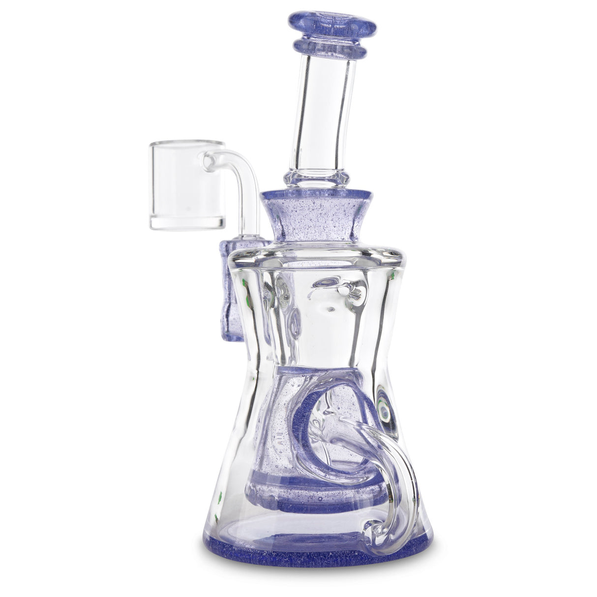 siren apparatus glass custom recycler purple at cloud 9 smoke co