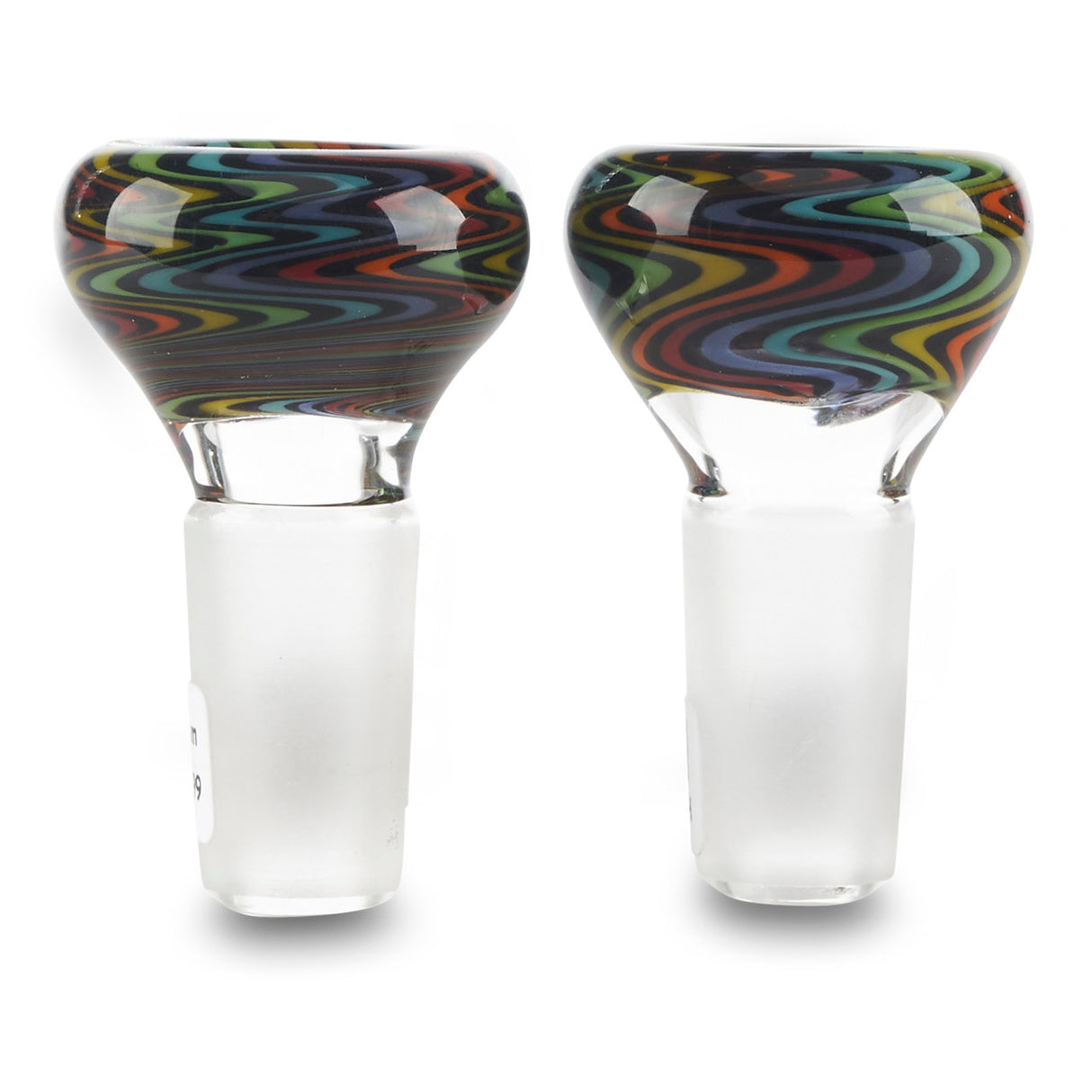 small trippy rainbow cheap 14mm male bong bowls for sale online