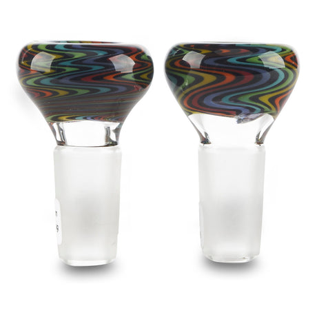 small trippy rainbow cheap 14mm male bong bowls for sale online