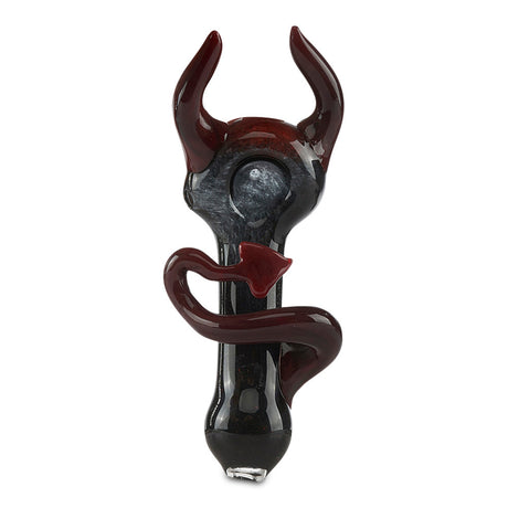 pioneer devil novelty hand pipe spoon glass bowl for herbs