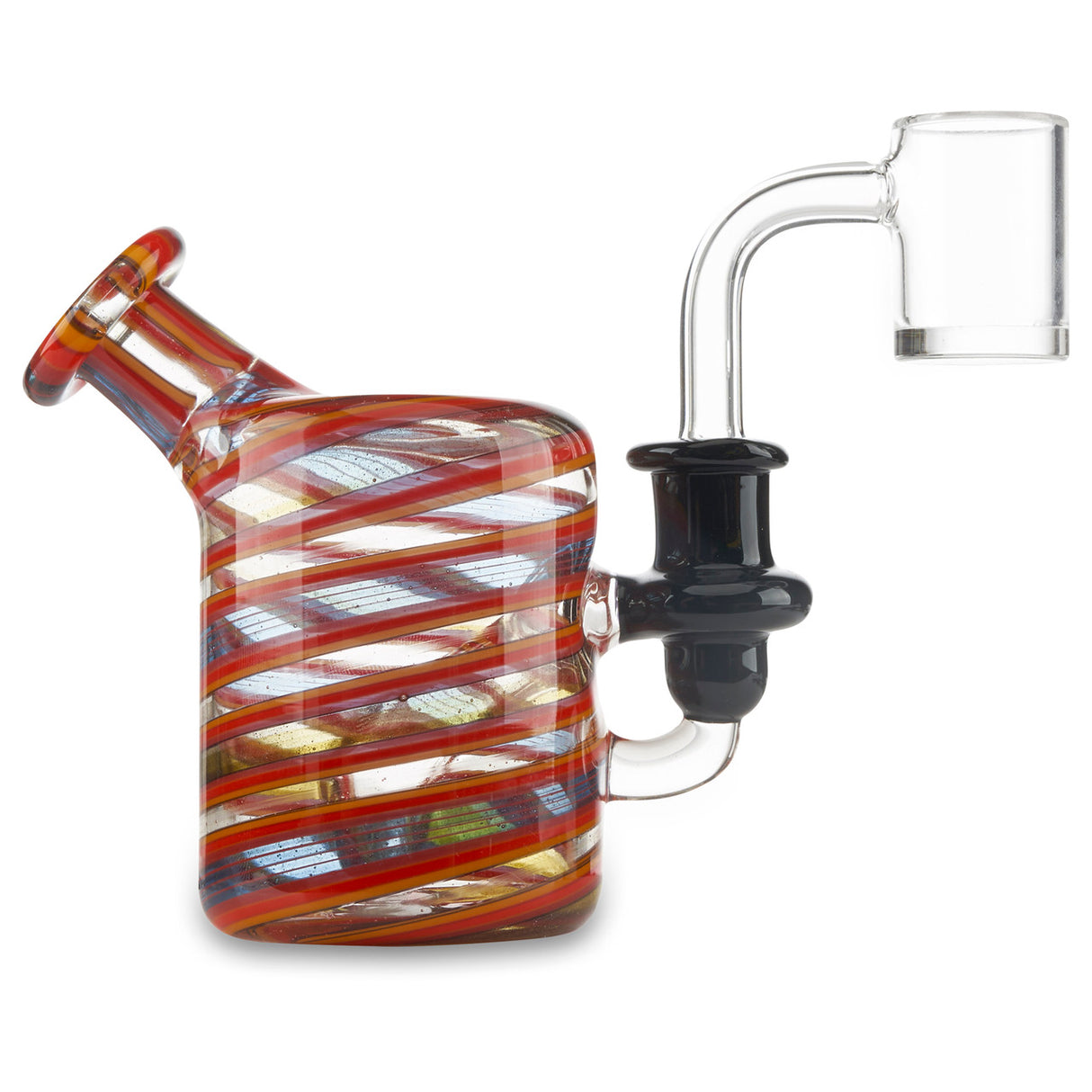 steller glass can rig rainbow linework rig for wax and oil