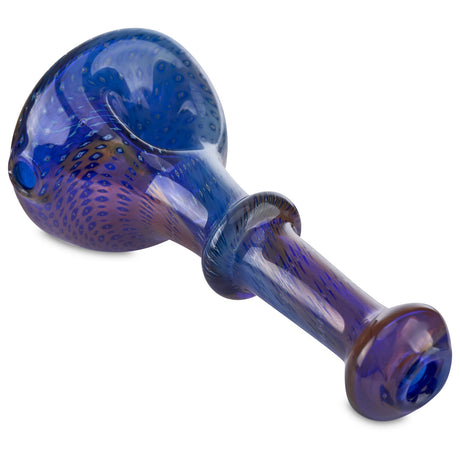 steve sizelove free standing hand pipe cobalt blue and purple pipe
