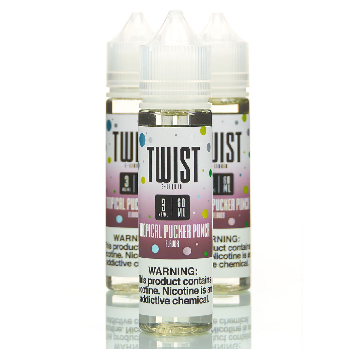 Twist E-Liquids Vape Juice 3mg Nicotine Tropical Pucker Punch
