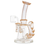 waugh st glass banger hanger peach dab rig at cloud 9 smoke co