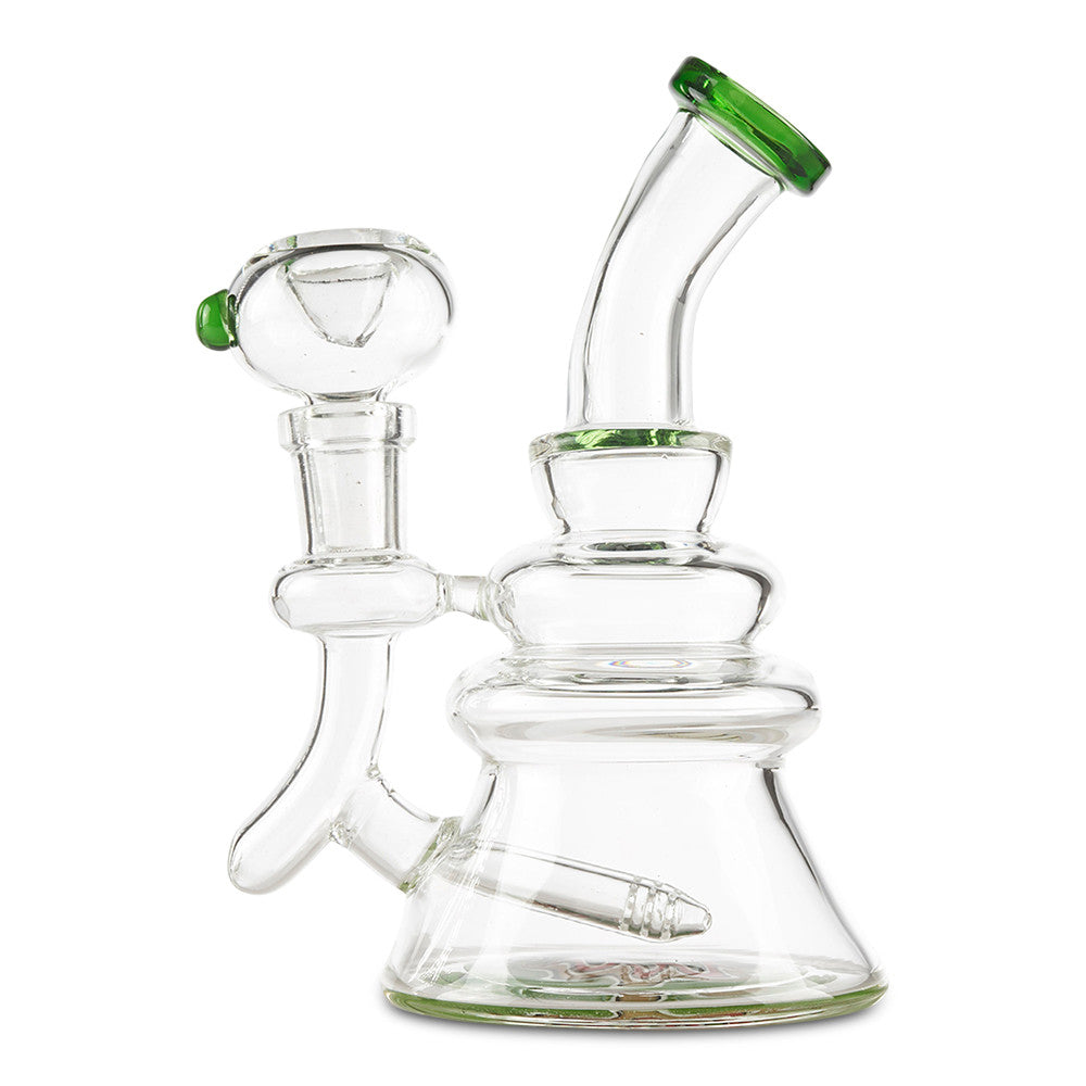 west coast wig wag banger hanger water pipe rig for dabbing wax
